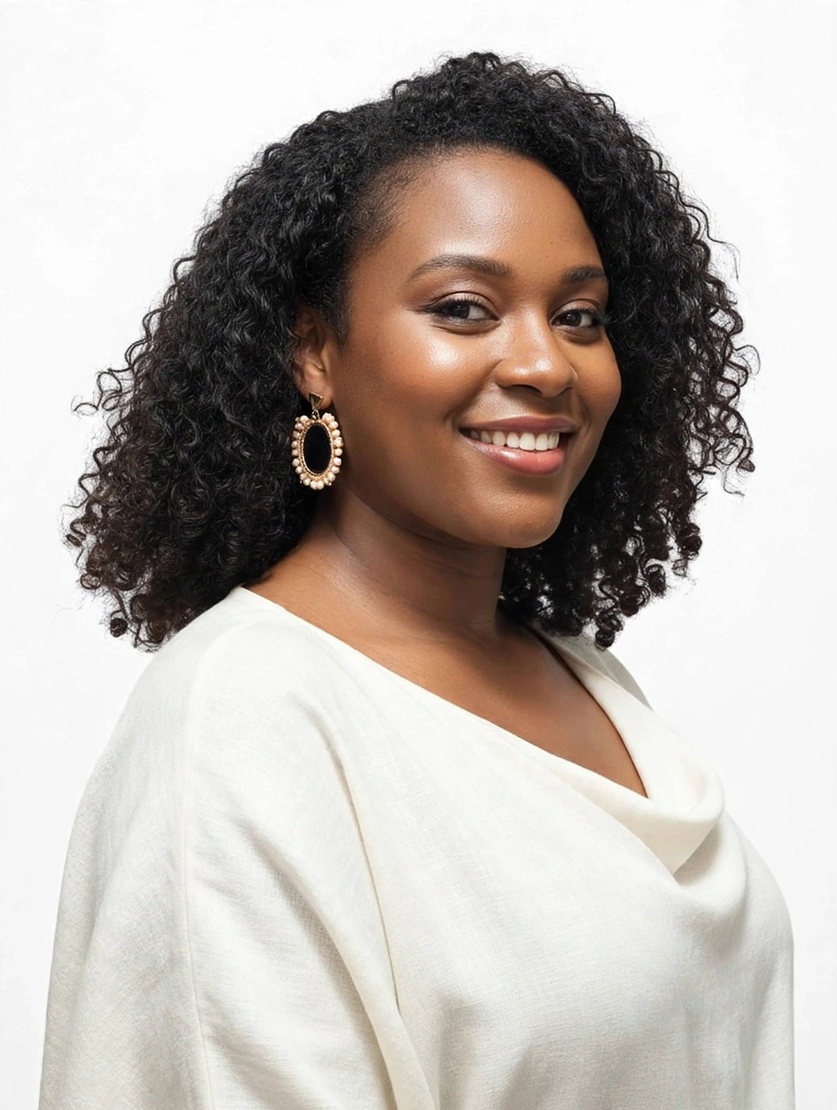 Beaded Hoop Earrings - Exclusive (Only 1 Made)