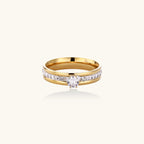 Promise Ring - 14K Gold Plated Stainless Steel