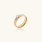 Promise Ring - 14K Gold Plated Stainless Steel