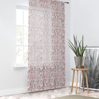Floral Window Curtain - Modern Decor