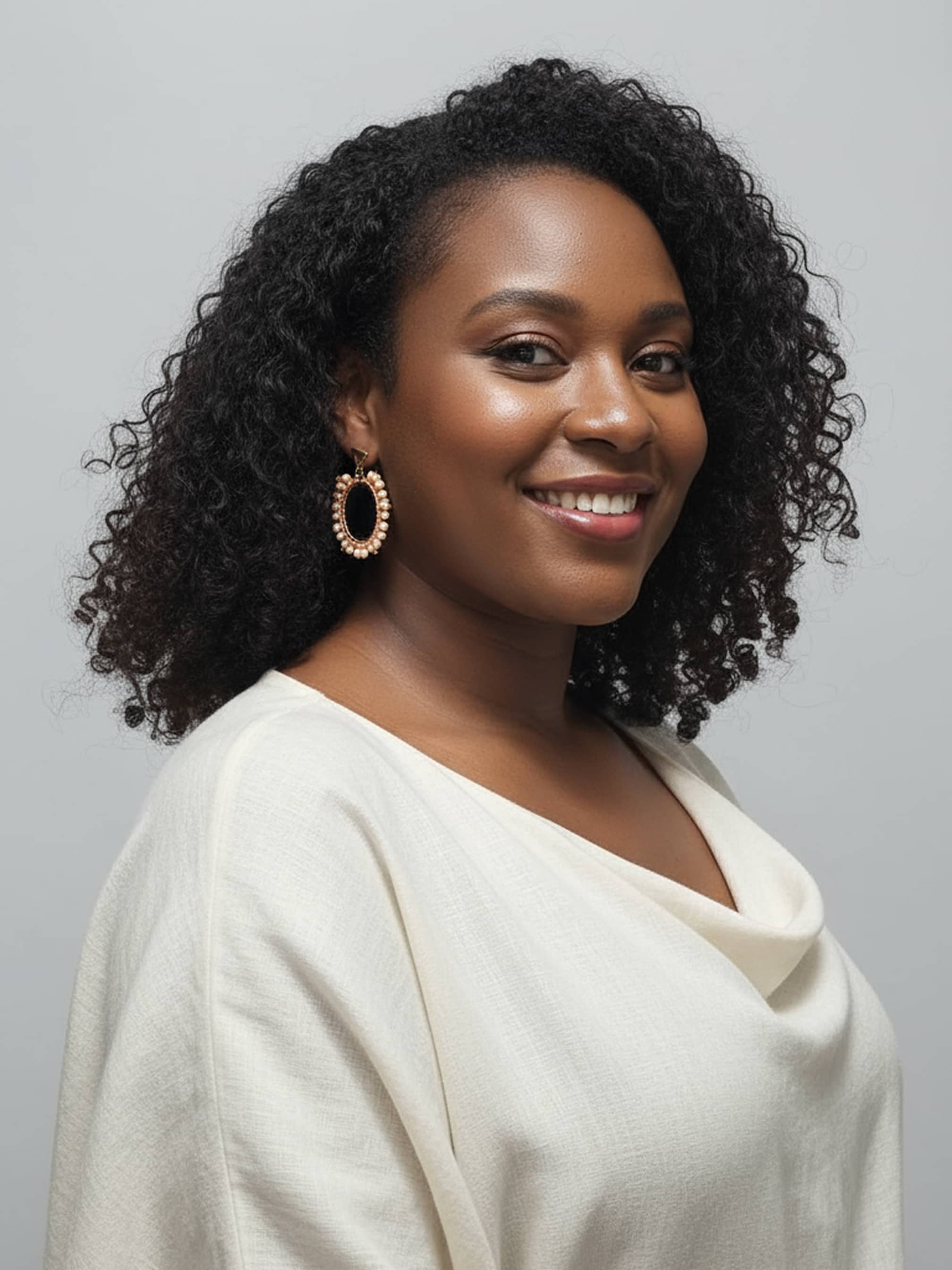 Beaded Hoop Earrings - Exclusive (Only 1 Made)