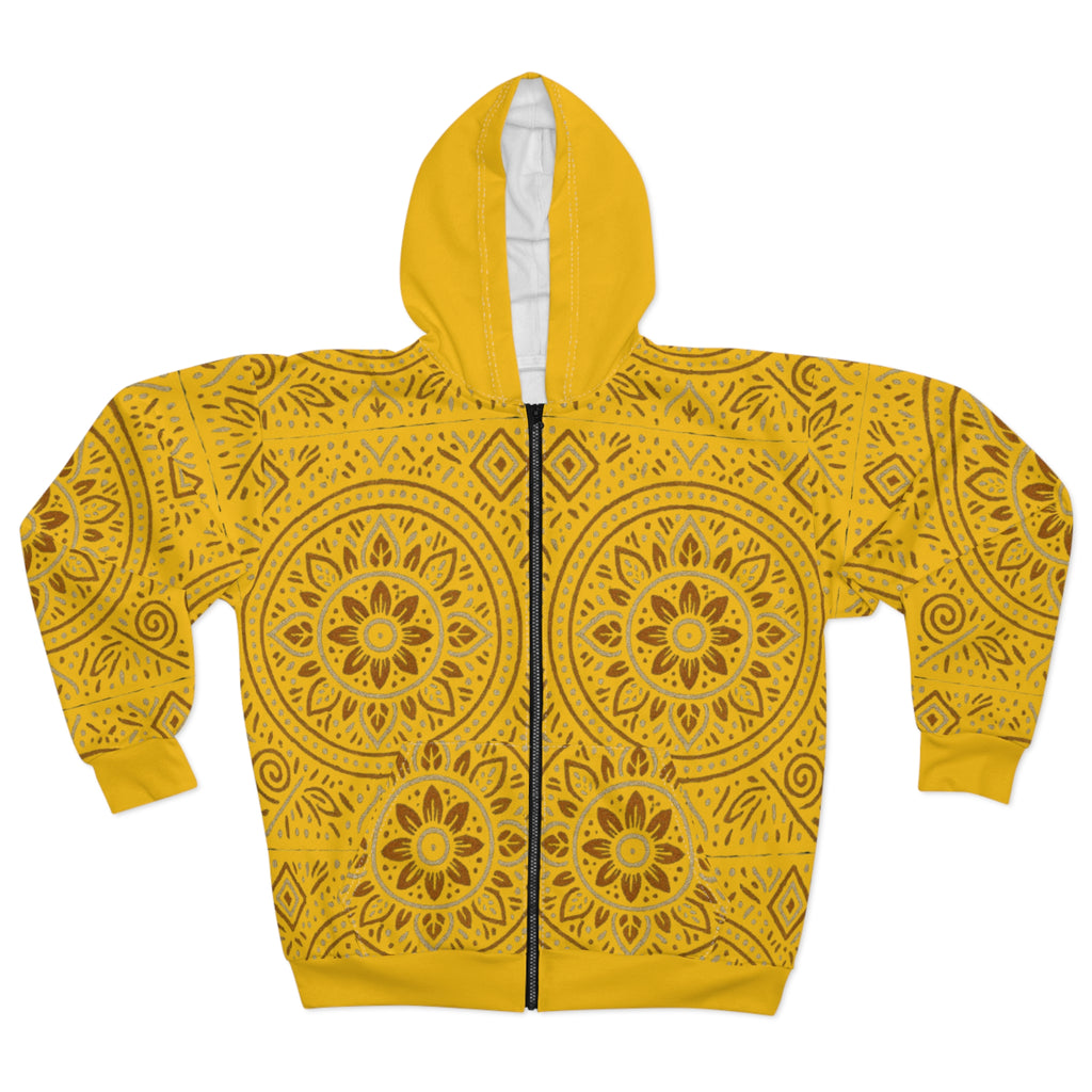 Signé Kasadji Unisex Zip Hoodie
