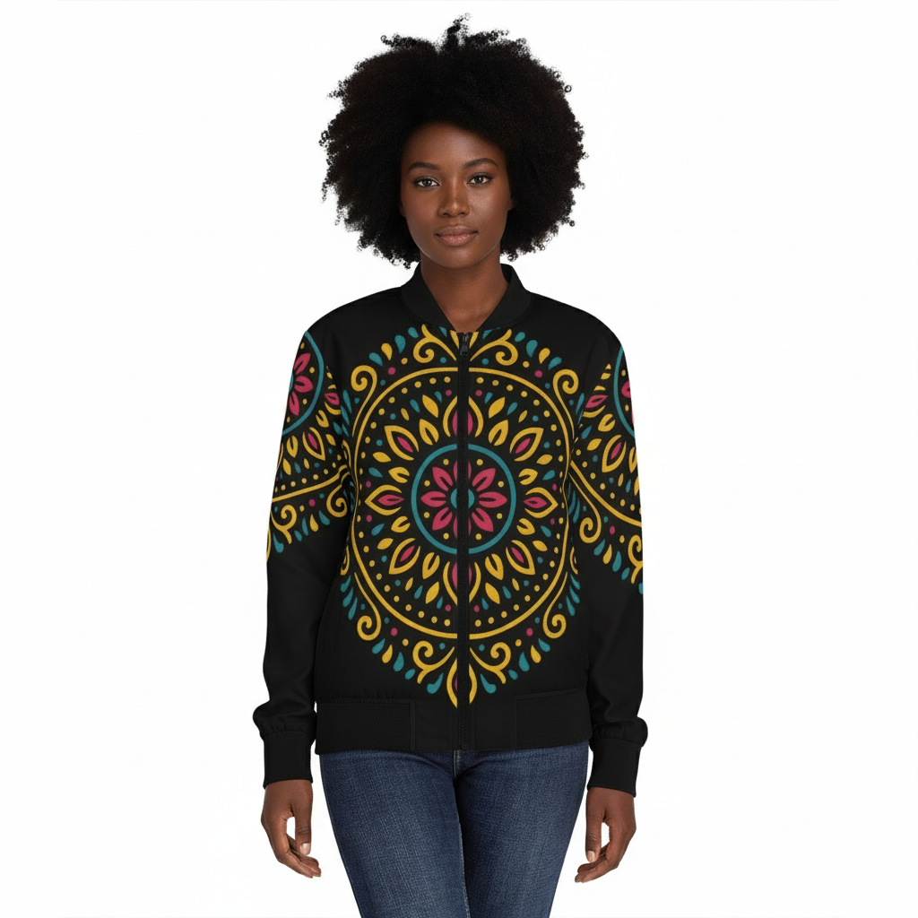 Signé Kasadji  Women's Bomber Jacket