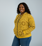 Signé Kasadji Unisex Zip Hoodie