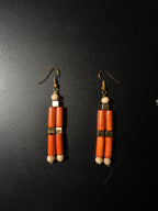 Handmade Earthy Wood Dangle Earrings - Exclusive (Only 1 Made)