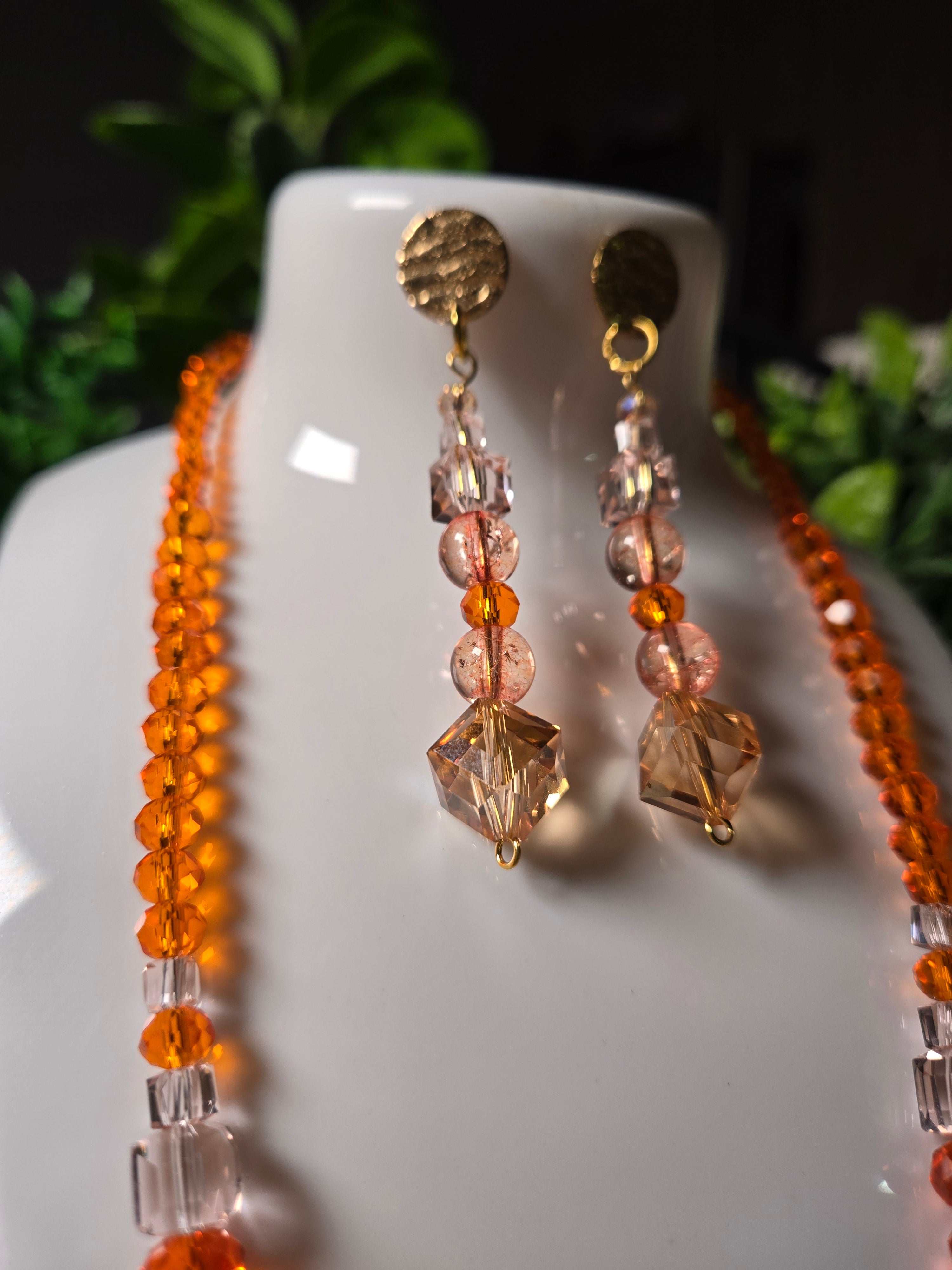 The Sunset Glow Beaded Set – Exclusive (Only 1 Made)