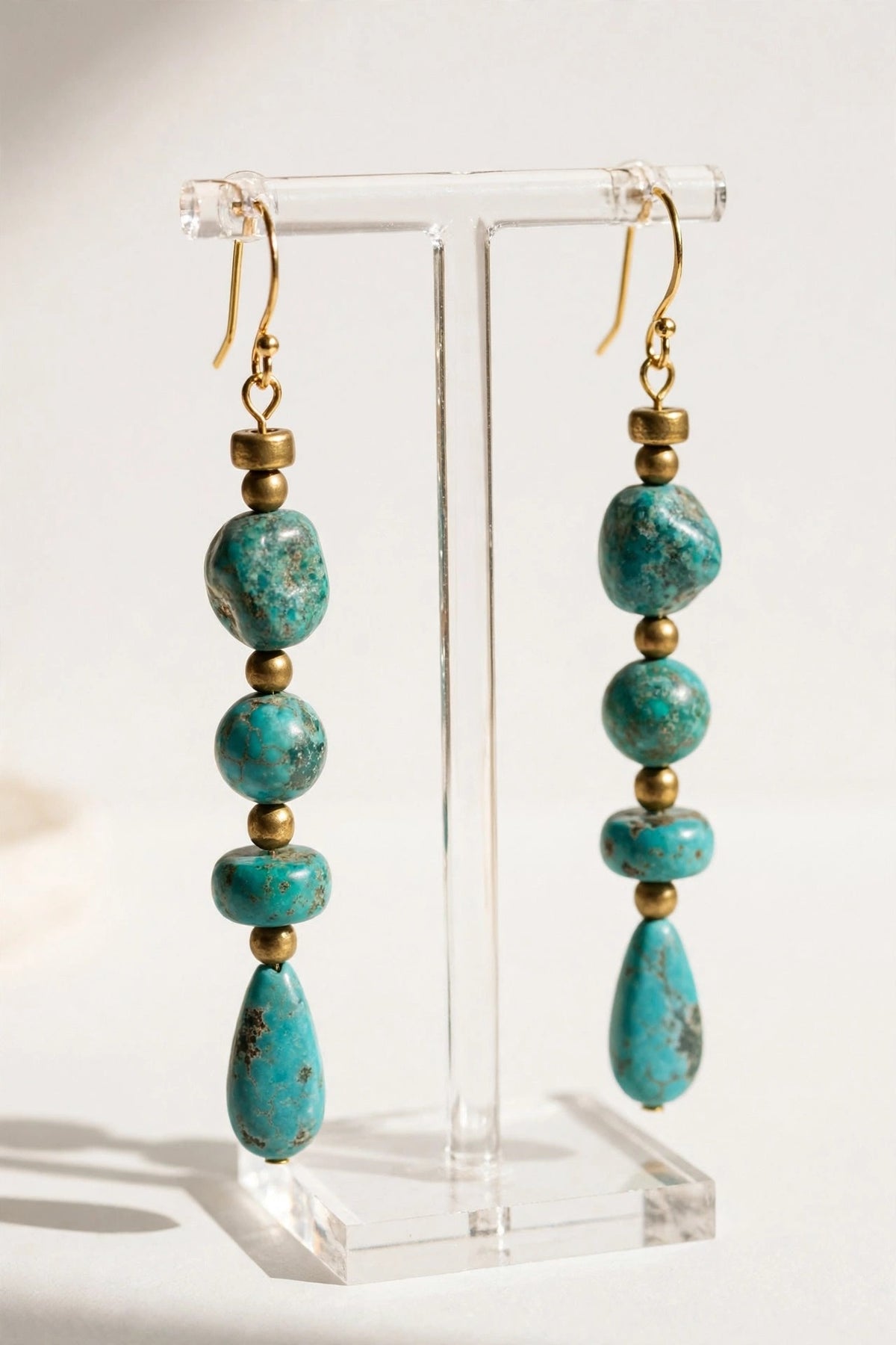 Lagoon Stone Dangle Earrings – Showroom (Display Only)